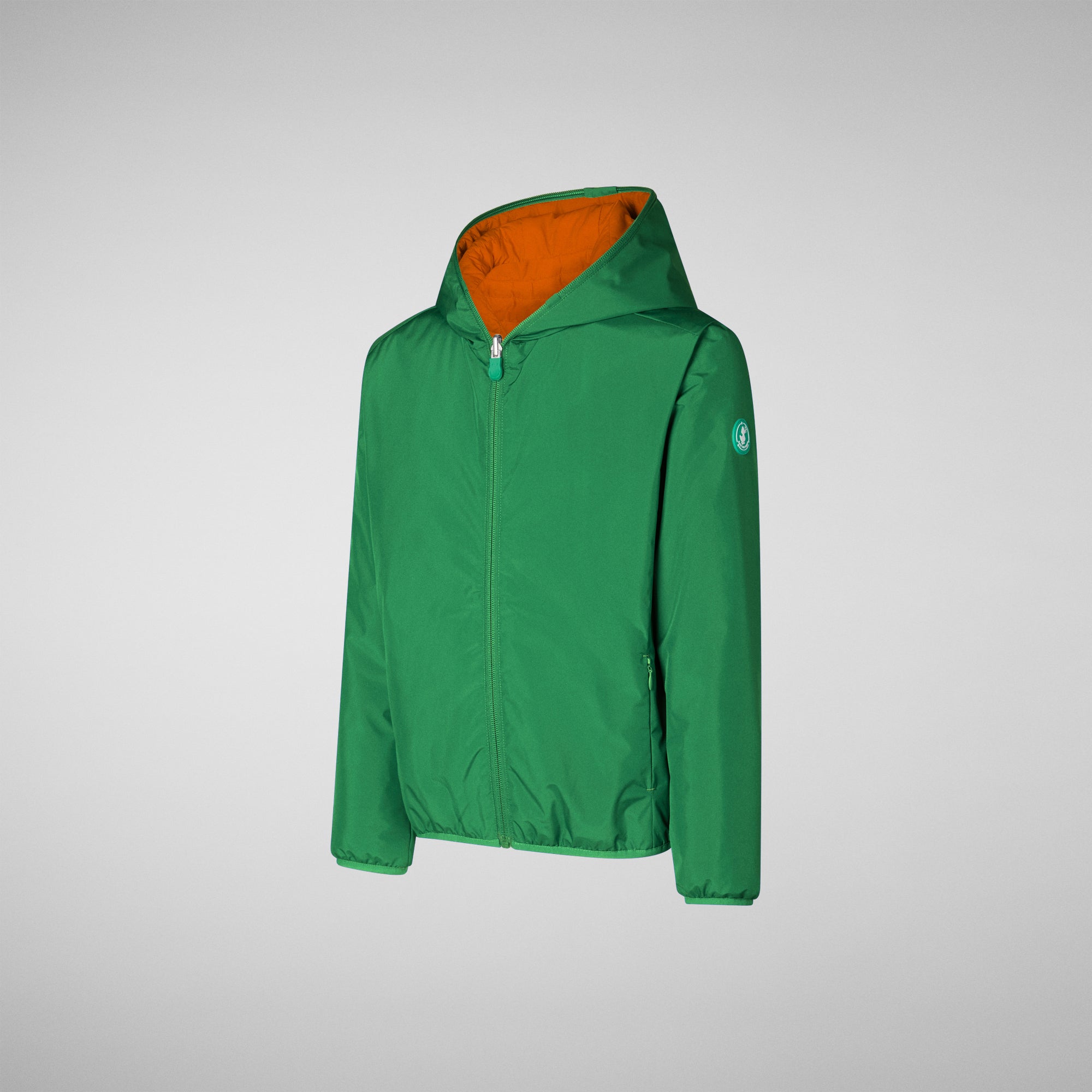 SATURN:SAVE THE DUCK BOY JACKET in WIND in RAINFOREST GREEN - Save The Duck