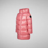 Girls' Millie Hooded Puffer Coat in Bloom Pink | Save The Duck