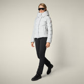 Women's Parka Arena in Fog Grey - Arctic Woman | Save The Duck