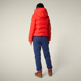 Women's Parka Arena in Fiery Red - Arctic Woman | Save The Duck