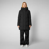 Women's Bethany Hooded Parka in Black - Women's Parkas | Save The Duck