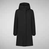 Women's Sienna Hooded Parka in Black | Save The Duck