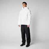 Men's Derek Jacket in White - Holiday Party Collection | Save The Duck