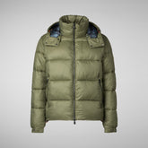 Unisex Mack & Pam Puffer Jacket in Laurel Green | Save The Duck