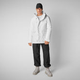 Men's jacket Keaton in white - Pro-Tech Man | Save The Duck