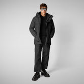 Men's jacket Keaton in black - Men's Technical Jackets and Pro-Tech Coats | Save The Duck