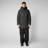Men's Jorge Coat in Black - Pro-Tech Collection | Save The Duck