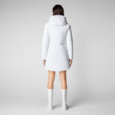 Women's Blanche Jacket in White - Pro-Tech Woman | Save The Duck