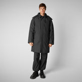 Men's Coat Deacon in black - Parkas for men | Save The Duck