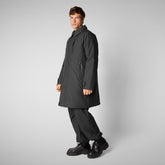 Men's Coat Deacon in black - Men's Technical Jackets and Pro-Tech Coats | Save The Duck