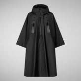 Women's cape kira in black | Save The Duck