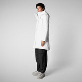 NIKO:MANTEAU PRO-TECH FEMME en EPIK en blanc - Collection Blancs d'hiver | Sauvez le canard