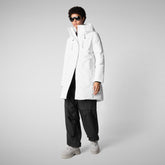 Women's parka Niko in white - Woman Parka | Save The Duck