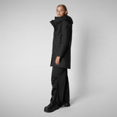 Woman's coat Niko in black - Pro-Tech Collection | Save The Duck