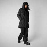 Women's coat Niko in black - Women's Raincoats | Save The Duck