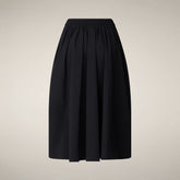 Women's Midi Skirt Jana in Black - ASAP - Smartleisure Clothing Woman | Save The Duck