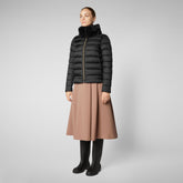 Women's Mei Puffer Jacket in Black - Fall Winter 2023 Collection | Save The Duck