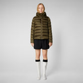 Women's Mei Puffer Jacket in Sherwood Green - Icons Collection | Save The Duck