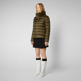 Women's Mei Puffer Jacket in Sherwood Green - Icons Collection | Save The Duck