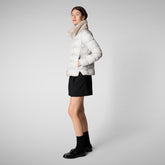 MEI : VESTE FEMME SAVE THE DUCK en JADE en GRIS BROUILLARD - Fashion Woman | Sauvez le canard