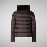 MEI : VESTE FEMME SAVE THE DUCK en JADE en Marron Noir | Sauvez le canard