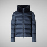 Women's animal free Puffer mei in night blue | Save The Duck