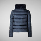 Woman's animal free puffer mei in night blue | Save The Duck