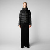 Women's Elsie Puffer Jacket in Black - Fall Winter 2023 Collection | Save The Duck