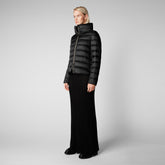 Women's Elsie Puffer Jacket in Black - Fall Winter 2023 Collection | Save The Duck