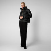 Women's Elsie Puffer Jacket in Black - Fall Winter 2023 Women's Collection | Save The Duck