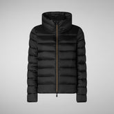 Woman's Elsie Puffer Jacket in Black | Save The Duck