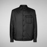 Men's Desmond Shirt Jacket in Black | Save The Duck