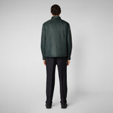 Men's Desmond Shirt Jacket in Green Black | Save The Duck