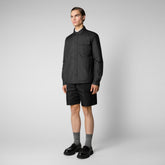 Veste chemise Jani pour homme en noir - Collection Homme Printemps Été 2024 | Sauvez le canard