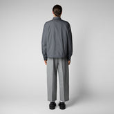 Veste-chemise Jani pour hommes en gris tempête - Collection Homme Printemps Été 2024 | Sauvez le canard
