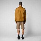 Men's Jani Shirt Jacket in Sandalwood Brown - Men's Icons | Save The Duck