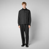 Men's Jacket Stellan in Black - Icon's Men's Collection Outfit | Save The Duck