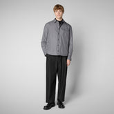 Men's Jacket Stellan in Mid Grey - Men's Icons | Save The Duck