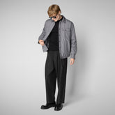 Man's Stellan Jacket in Mid Grey | Save The Duck