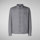 Man's Stellan Jacket in Mid Grey | Save The Duck