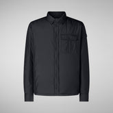 Man's Stellan Jacket in Blue Black | Save The Duck