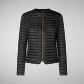 Women's Carina Puffer Jacket in Black | Save The Duck