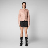 Women's Carina Puffer Jacket in Powder Pink - Women's Icons Collection | Save The Duck