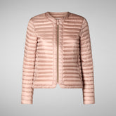 Women's Carina Puffer Jacket in Powder Pink | Save The Duck