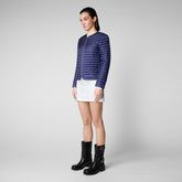 Women's Carina Puffer Jacket in Navy Blue - Jacket Collection | Save The Duck
