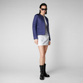 Women's Carina Puffer Jacket in Navy Blue - Blue Collection | Save The Duck