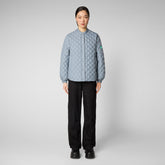 Women's Vesper Jacket in Rain Grey - Recycled Collection | Save The Duck