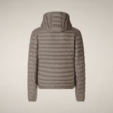 Men's Puffer Jacket Donald in Elephant Grey - Animal-Free Puffers for Men | Save The Duck