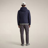 Men's Puffer Jacket Donald in navy Blue - Animal-Free Puffers for Men | Save The Duck