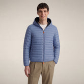 Men's Puffer Jacket Donald in Cornflower Blue | Save The Duck